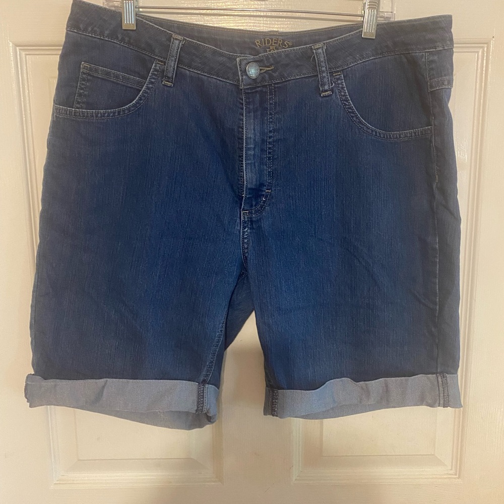 Riders by Lee Women's Dark Blue Jean Shorts